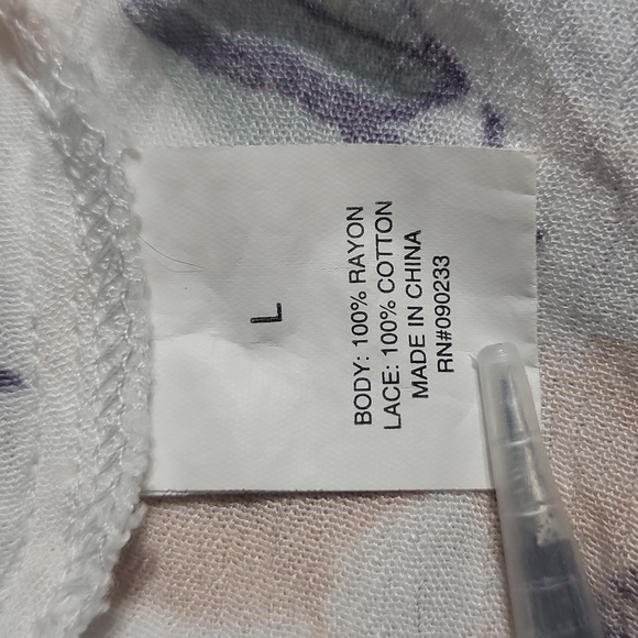 kendall & kylie Cropped Floral Halter Tie Up Top- Crochet Detail Y2K 90s - Picture 10 of 10